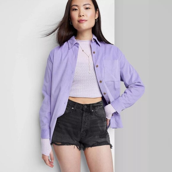 High-Rise EasyRigid Cutoff Jean Shorts - Wild Fable™ - Picture 1 of 2